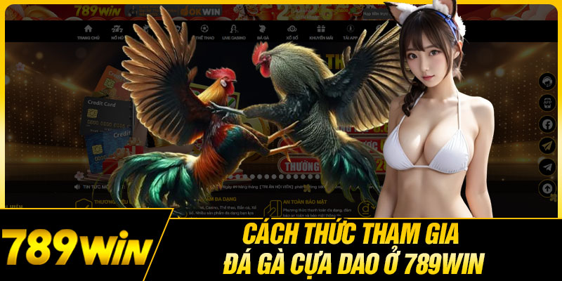 Cách Thức Tham Gia Đá Gà Cựa Dao Ở 789WIN